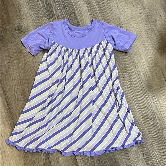 4 for $20 Kickee Pants print classic swing dress size 3T - Picture 1 of 6